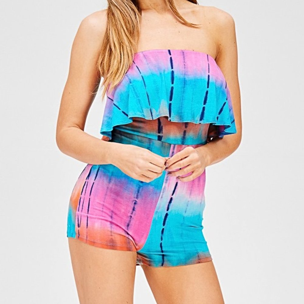 Tie Dye Tube Romper